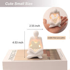 Reading Sculpture Tulip Lamp | Battery Powered LED Figurine